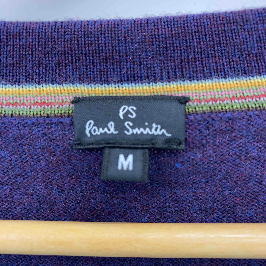 Paul Smith(ポールスミス)のPaul Smith メンズ ポールスミス カーディガン マルチカラーラインニット M メンズのトップス(カーディガン)の商品写真