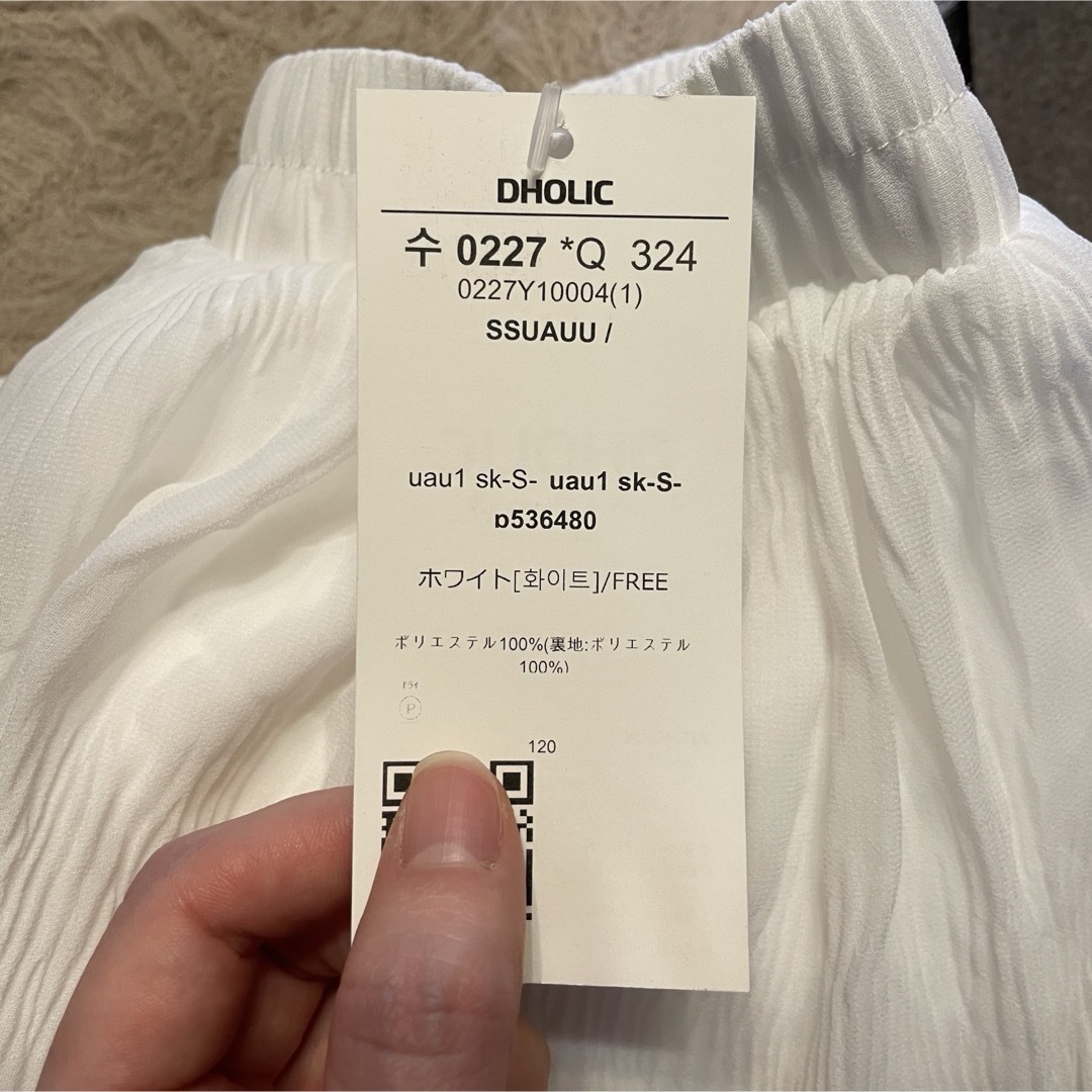 dholic(ディーホリック)のDHOLIC シフォン スカート レディースのスカート(ひざ丈スカート)の商品写真