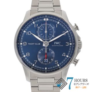 インターナショナルウォッチカンパニー(IWC)の【119981】IWC インターナショナルウォッチカンパニー  IW390701 ポルトギーゼヨットクラブ ブルーダイヤル SS 自動巻き ギャランティーカード 純正ボックス 腕時計 時計 WATCH メンズ 男性 男 紳士【中古】(腕時計(アナログ))