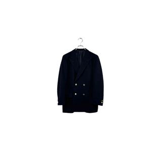 VAN JAC THE BLAZER MAN navy jacket ヴァンヂャケット テーラードジャケット ネイビー 紺ブレ ダブル メンズ ヴィンテージ 6(テーラードジャケット)