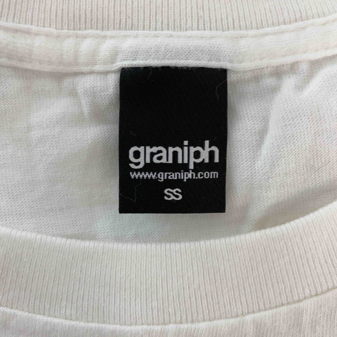 Design Tshirts Store graniph(グラニフ)のgraniph グラニフ レディース  Tシャツ/カットソー半袖 ロゴ刺繍 オフ レディースのトップス(Tシャツ(半袖/袖なし))の商品写真