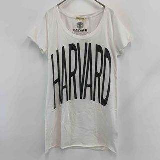 ハーヴァード(HARVARD)のHarvardハーヴァード レディース  Tシャツ/カットソー半袖 オフ ゴプリント(Tシャツ(半袖/袖なし))