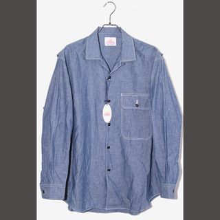 未使用品 melple メイプル ナバル シャンブレーシャツ 長袖シャツ M(シャツ)