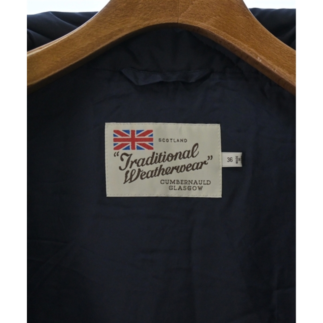 TRADITIONAL WEATHERWEAR(トラディショナルウェザーウェア)のTraditional Weatherwear ダウンコート 36(S位) 紺 【古着】【中古】 レディースのジャケット/アウター(ダウンコート)の商品写真