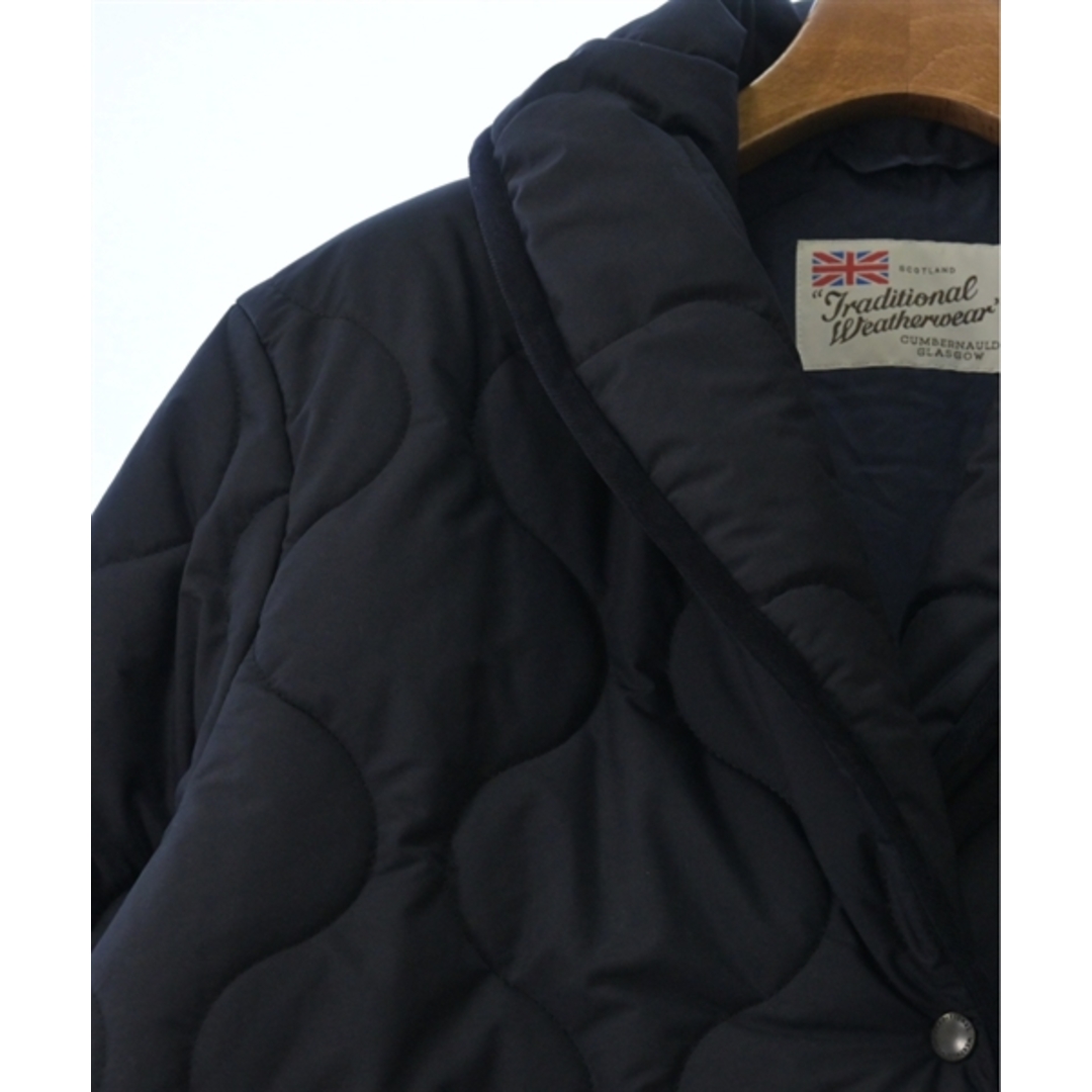 TRADITIONAL WEATHERWEAR(トラディショナルウェザーウェア)のTraditional Weatherwear ダウンコート 36(S位) 紺 【古着】【中古】 レディースのジャケット/アウター(ダウンコート)の商品写真