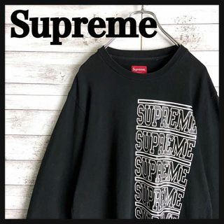 シュプリーム(Supreme)の9214【人気デザイン】シュプリーム☆ビッグロゴ肉厚ロングtシャツ　美品(その他)