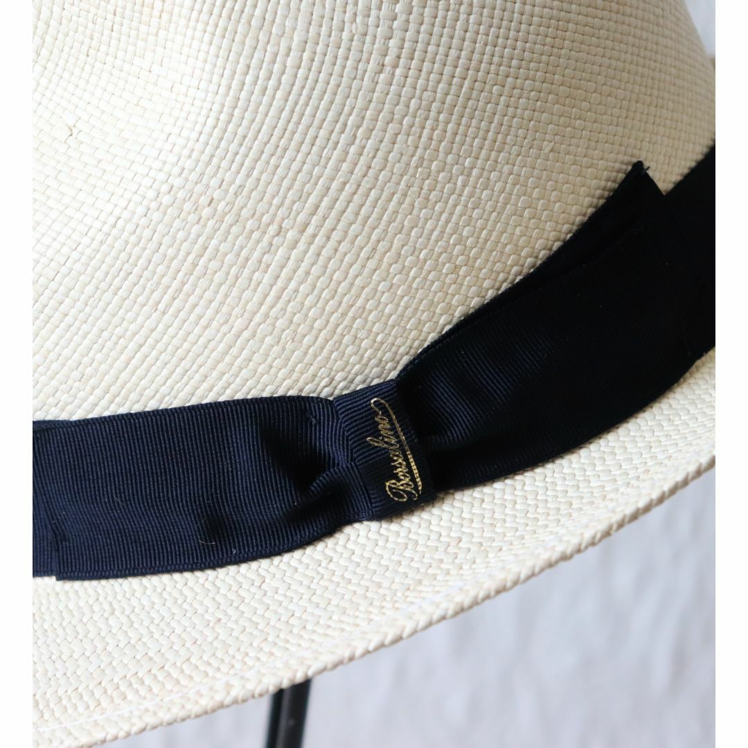 Borsalino(ボルサリーノ)の新品【ボルサリーノ】 Quito 高級パナマハット 麦わら帽子 ナチュラル 59 メンズの帽子(ハット)の商品写真