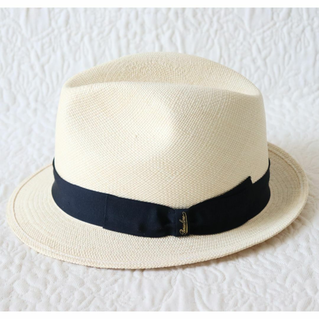 Borsalino(ボルサリーノ)の新品【ボルサリーノ】 Quito 高級パナマハット 麦わら帽子 ナチュラル 59 メンズの帽子(ハット)の商品写真