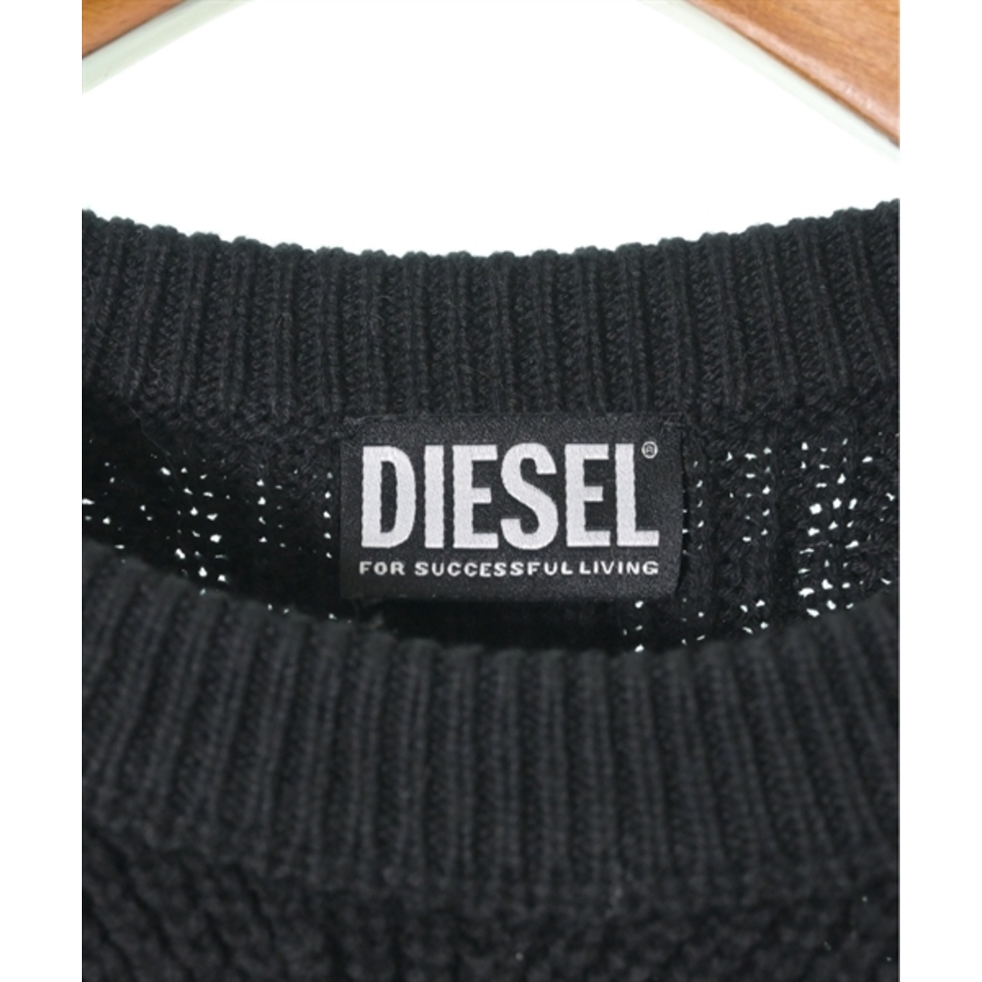 DIESEL(ディーゼル)のDIESEL ディーゼル ニット・セーター M 黒 【古着】【中古】 レディースのトップス(ニット/セーター)の商品写真