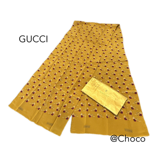 Gucci - 未使用 GUCCI グッチ スカーフ ストール ロゴ ヴィンテージ 鞭 蹄 G