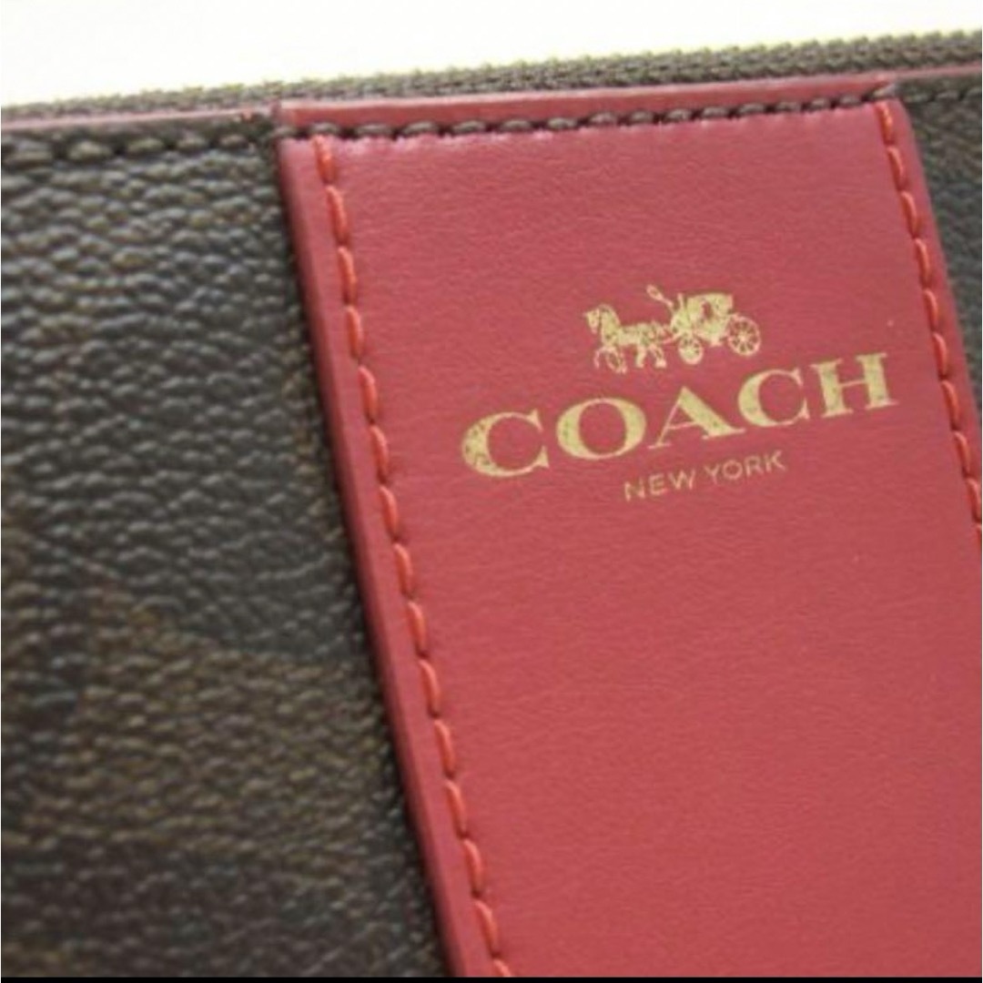 COACH(コーチ)のCOACH シグネチャーポーチ 小物入れ レディースのファッション小物(ポーチ)の商品写真