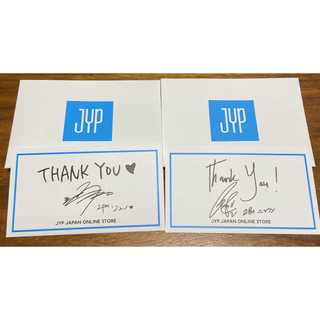 トゥーピーエム(2PM)のJYP JAPAN  サンキューカード 2PM  ジュノ ニックン(K-POP/アジア)