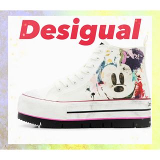 デシグアル(DESIGUAL)の❤️新品タグ付き❤️ Desigualデシグスニーカーハイカット23cm(スニーカー)