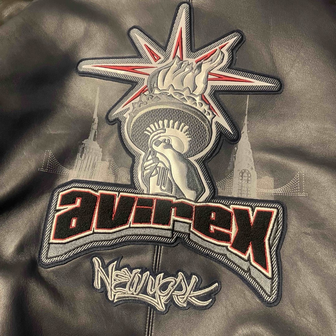 AVIREX - AVIREX VARSITY レザージャケット スタジャン 革ジャン AVIREX - AVIREX VARSITY レザージャケット スタジャン 革ジャン