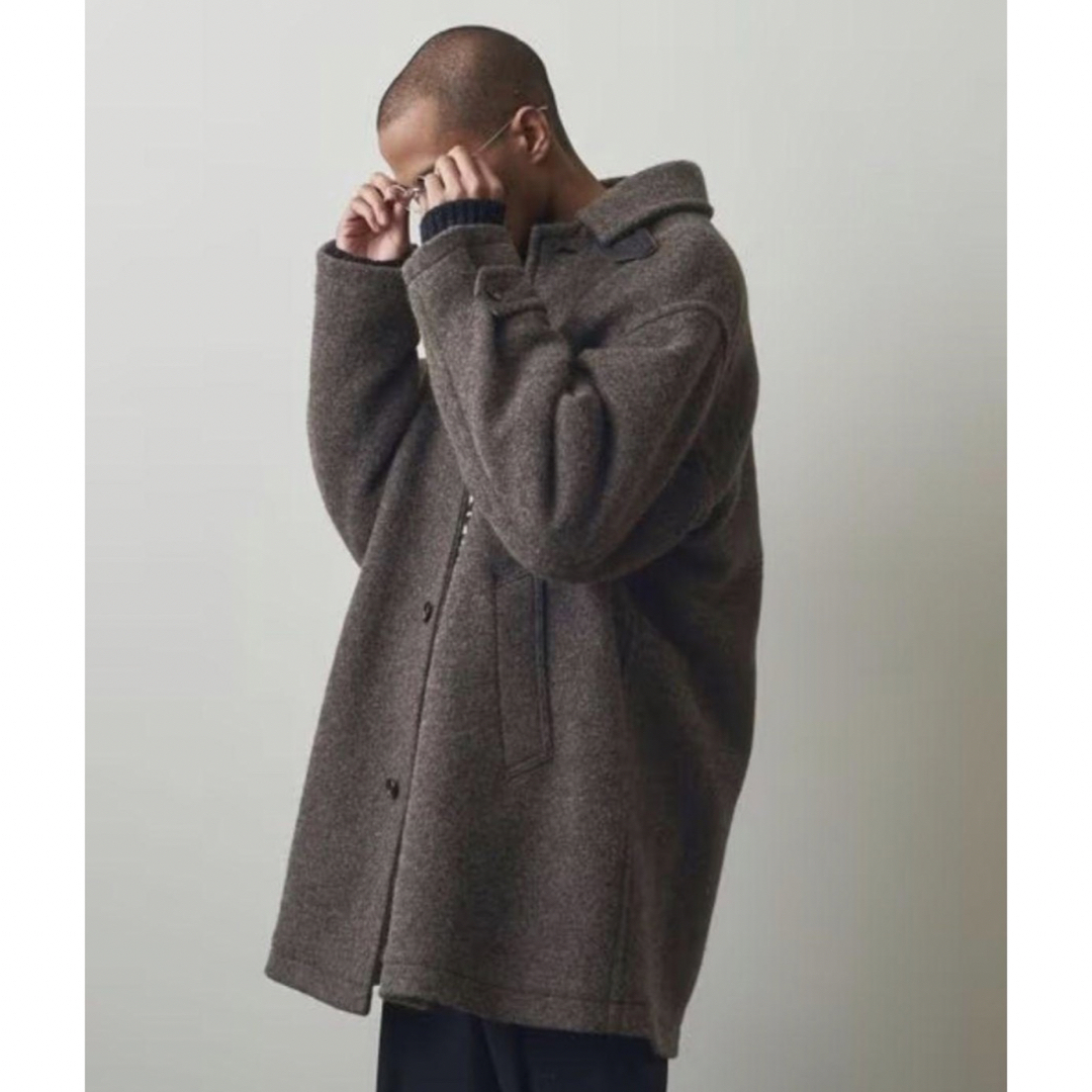 steven alan(スティーブンアラン)のKNIT FLEC HALF BALMACAAN COAT/コート メンズのジャケット/アウター(ステンカラーコート)の商品写真