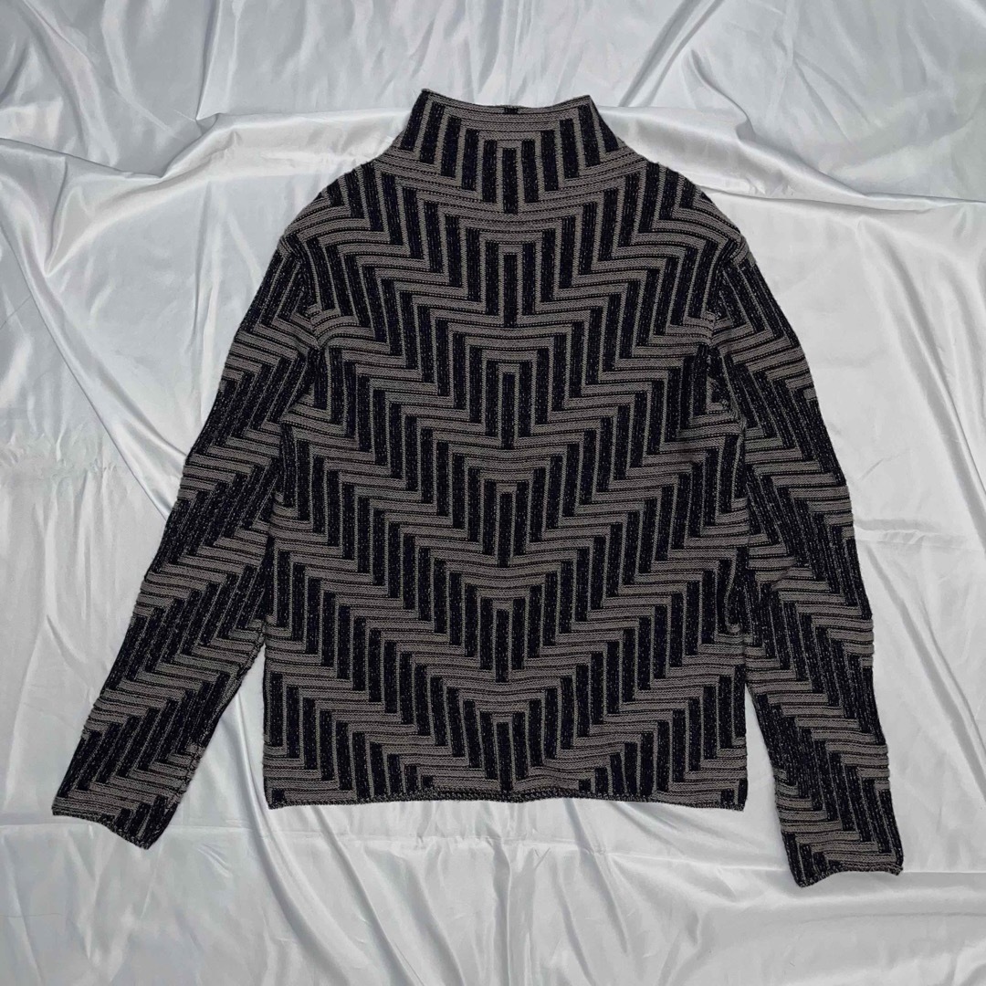 Emporio Armani(エンポリオアルマーニ)の21aw emporio armani high neck 3D knit メンズのトップス(ニット/セーター)の商品写真