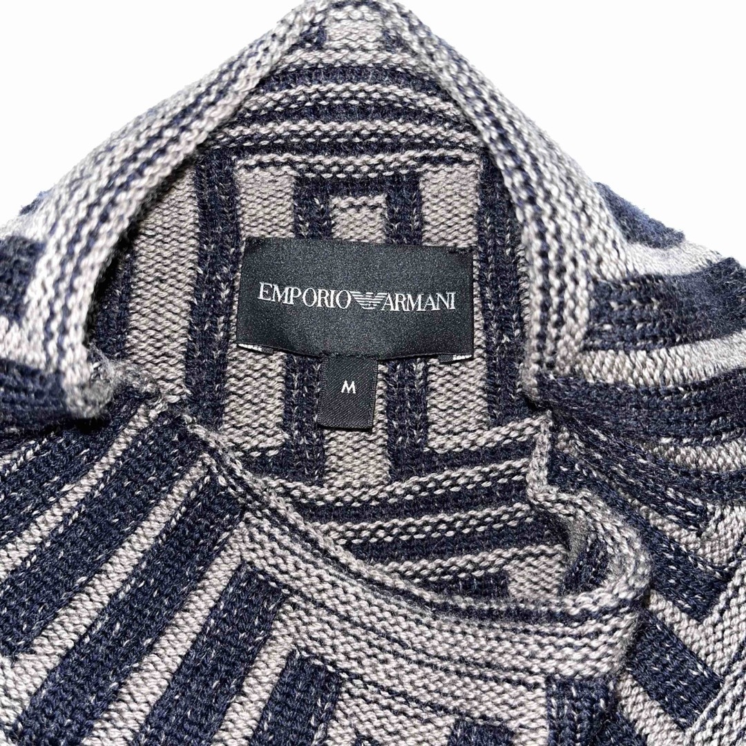 Emporio Armani(エンポリオアルマーニ)の21aw emporio armani high neck 3D knit メンズのトップス(ニット/セーター)の商品写真