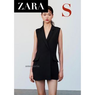 ザラ(ZARA)の【新品】ZARA ベストスタイルジャンプスーツ　ワンピース　ミニワンピース(オールインワン)