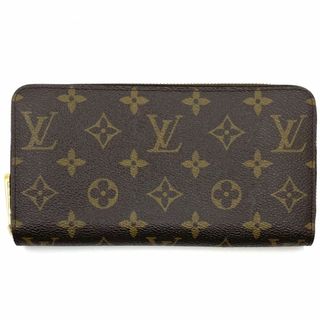 ルイヴィトン(LOUIS VUITTON)の【在庫一掃】LOUIS VUITTON ルイヴィトン 長財布 モノグラム ジッピーウォレット ロングウォレット ラウンドファスナー レッド 赤 M41896    コクリコ ブラウン 茶 ゴールド金具 レディース 美品【中古品】(財布)