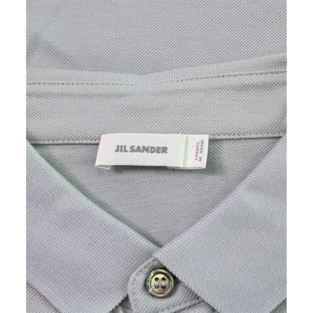 Jil Sander(ジルサンダー)のJIL SANDER ジルサンダー ポロシャツ S 水色系 【古着】【中古】 メンズのトップス(ポロシャツ)の商品写真