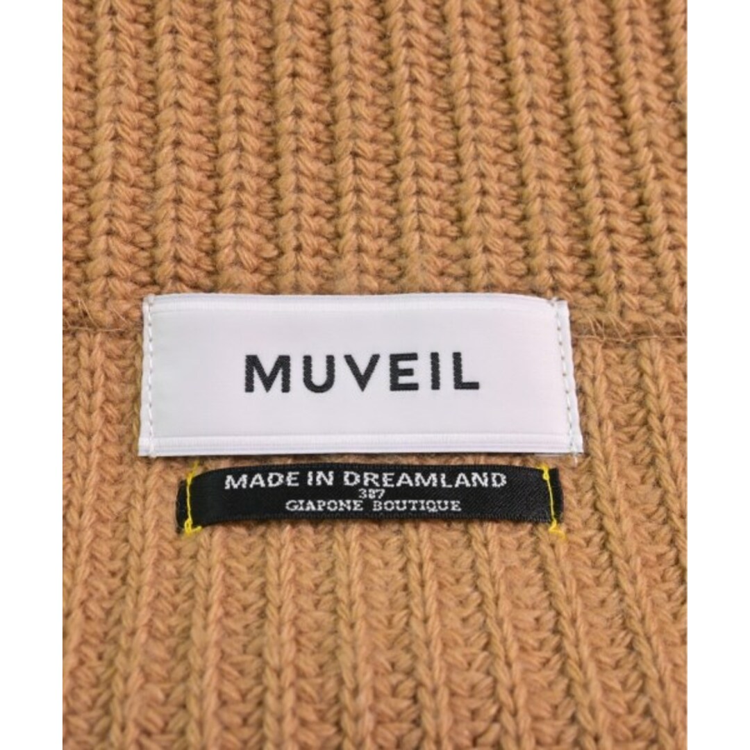 MUVEIL(ミュベール)のMUVEIL ミュベール ニット・セーター 36(S位) 茶 【古着】【中古】 レディースのトップス(ニット/セーター)の商品写真