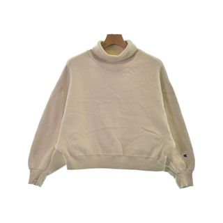 チャンピオン(Champion)のCHAMPION チャンピオン スウェット M ベージュ 【古着】【中古】(トレーナー/スウェット)