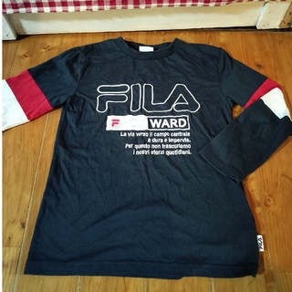 フィラ(FILA)の【140cm】FILA ロンT Tシャツ 長袖 トップス 紺 30(Tシャツ/カットソー)