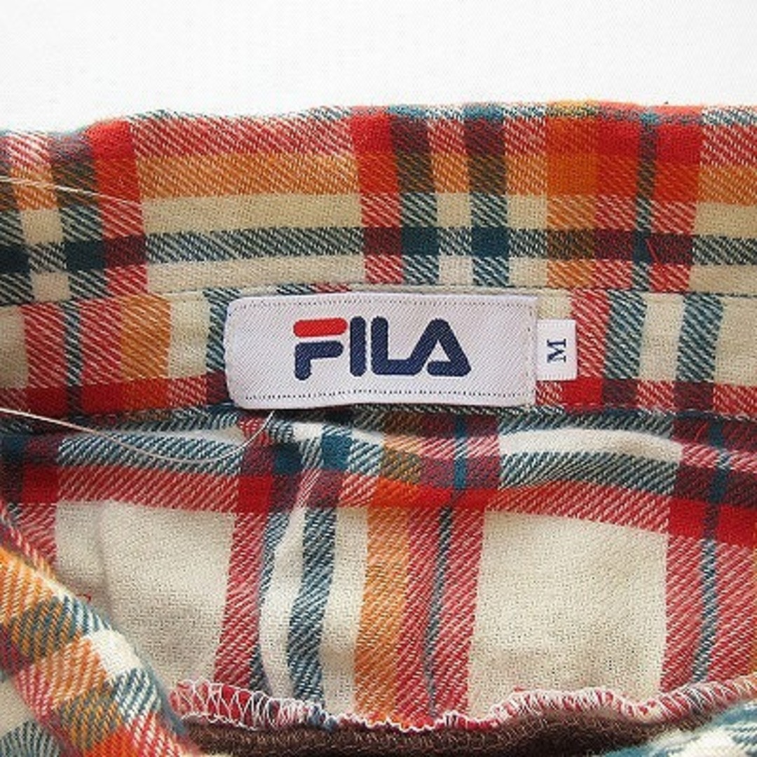 FILA(フィラ)のフィラ FILA チュニック ワンピース フェイクレイヤード M 茶  レディースのトップス(チュニック)の商品写真