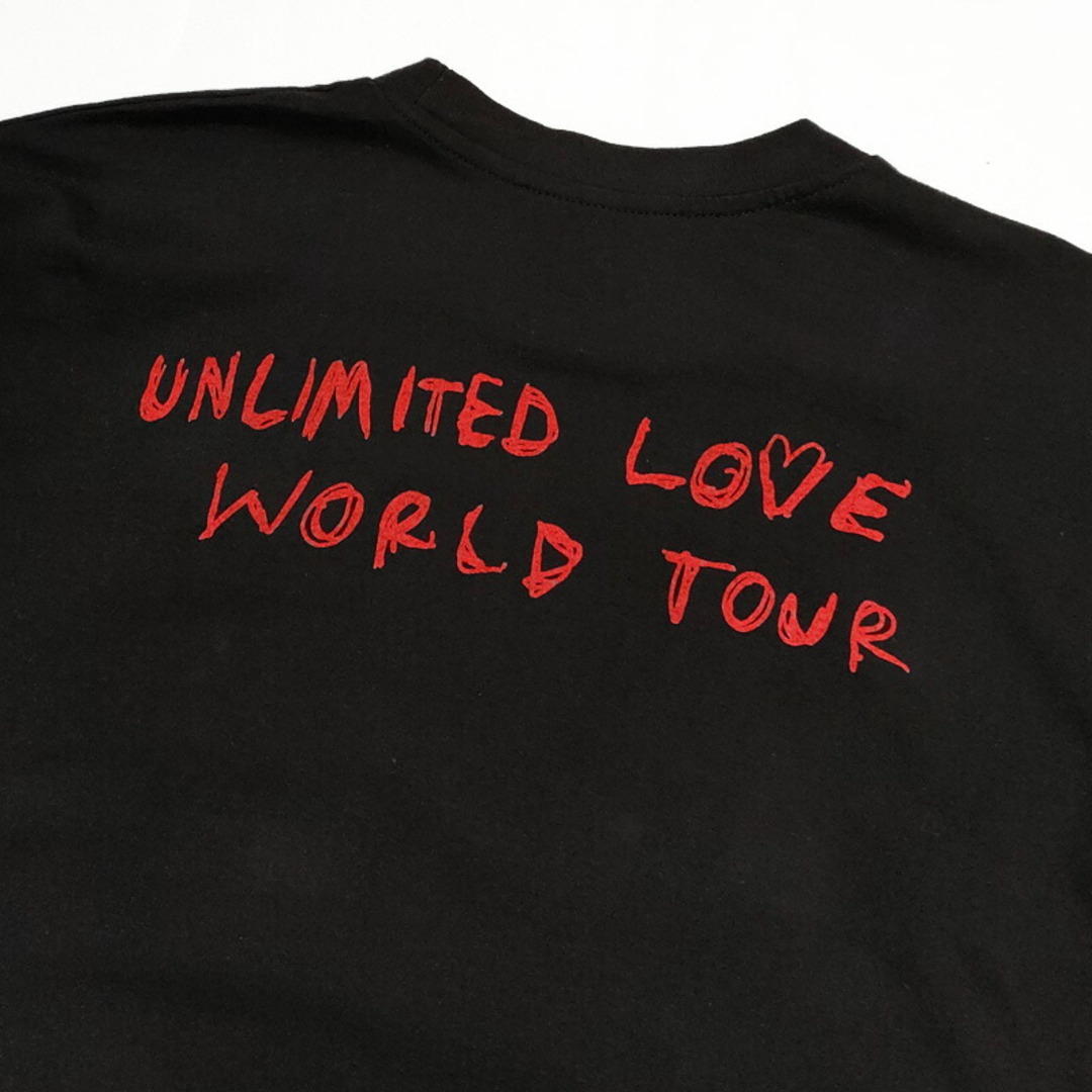 レッドホットチリペッパーズ ロンT 長袖 Tシャツ RED HOT CHILI PEPPERS ブラック サイズ：メンズ XL 相当  UNLIMITED LOVE WORLD TOUR レッチリ バンドTシャツ ロックTシャツ 大きいサイズ 【新品】