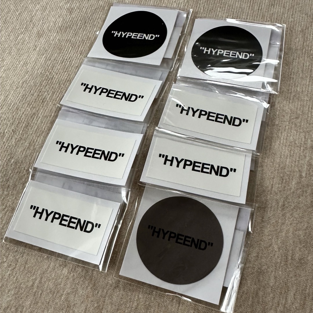 BALLISTICS(バリスティクス)の新品 HYPEEND ブランドロゴ ステッカー 8枚 セット シール スポーツ/アウトドアのアウトドア(テーブル/チェア)の商品写真