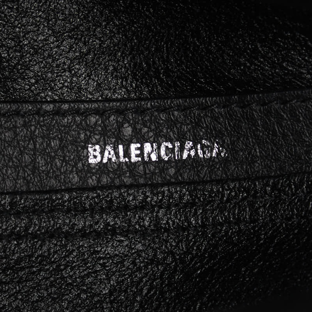 Balenciaga(バレンシアガ)のバレンシアガ ネイビーカバスS ロゴ ハンドバッグ 339933 レザー レディース BALENCIAGA 【214-40243】 レディースのバッグ(ハンドバッグ)の商品写真