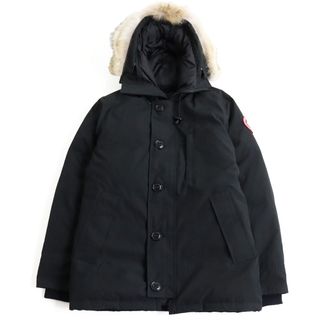 カナダグース(CANADA GOOSE)の美品 CANADA GOOSE カナダグース 3426MA CHATEAU PARKA シャトー フーデッド WZIP ダウンジャケット ブラック M カナダ製 正規品 メンズ(ダウンジャケット)