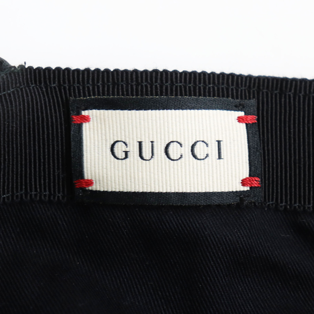 Gucci(グッチ)の美品 GUCCI グッチ 200035 オリジナルGG ウェブライン ベースボールキャップ ブラック L 箱・保存袋付き イタリア製 正規品 メンズ 定価53,900円 メンズの帽子(キャップ)の商品写真