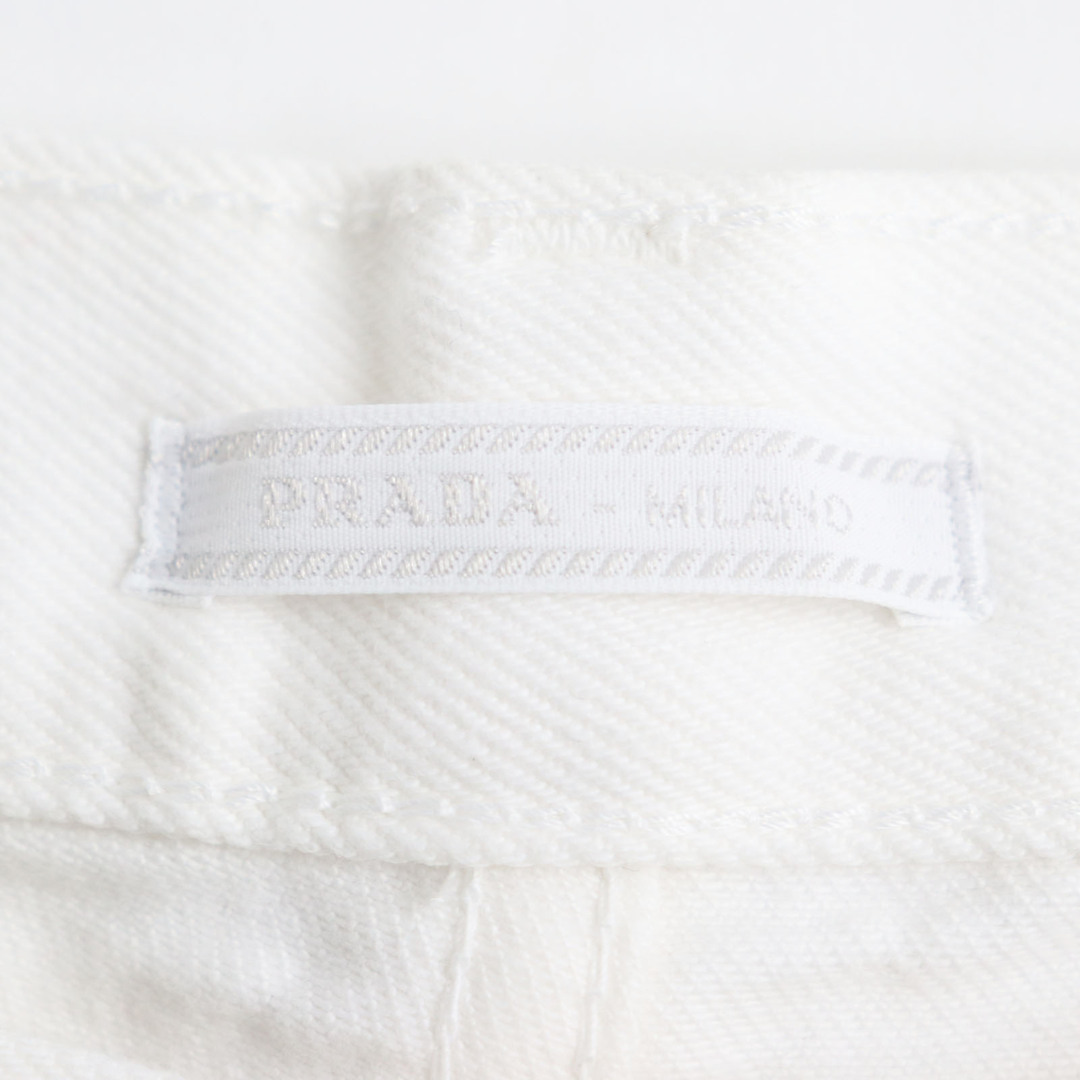PRADA - 美品 PRADA プラダ 2019年製 GEP303 オフホワイト PRADA - 美品 PRADA プラダ 2019年製 GEP303 オフホワイト