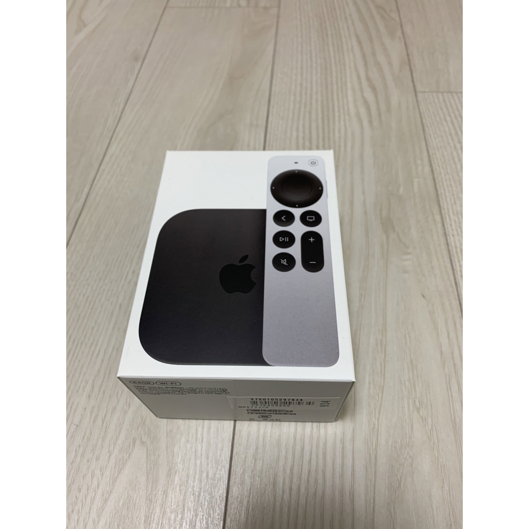 Apple(アップル)の【新品・未開封】AppleTV 4K Wi-Fi 64GB スマホ/家電/カメラのテレビ/映像機器(その他)の商品写真