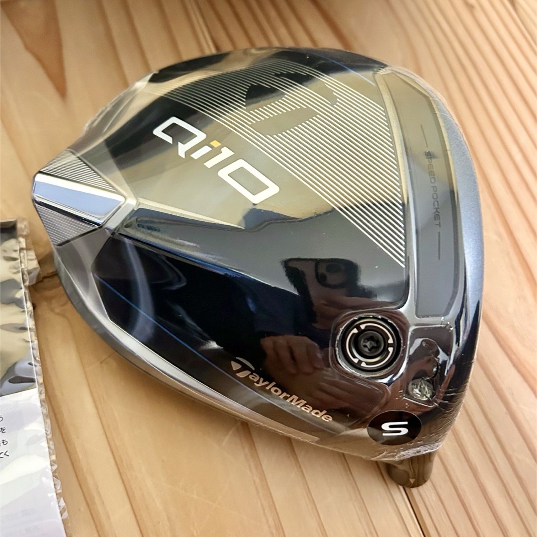 TaylorMade(テーラーメイド)の新品　テーラーメイド　Qi10 9.0° ドライバーヘッド　純正カバー、保証書付 スポーツ/アウトドアのゴルフ(クラブ)の商品写真