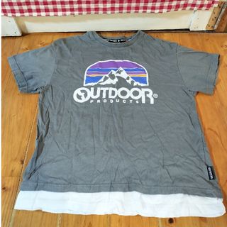 OUTDOOR - 【150cm】 OUTDOOR 半袖 Tシャツ キッズ服 グレー 38