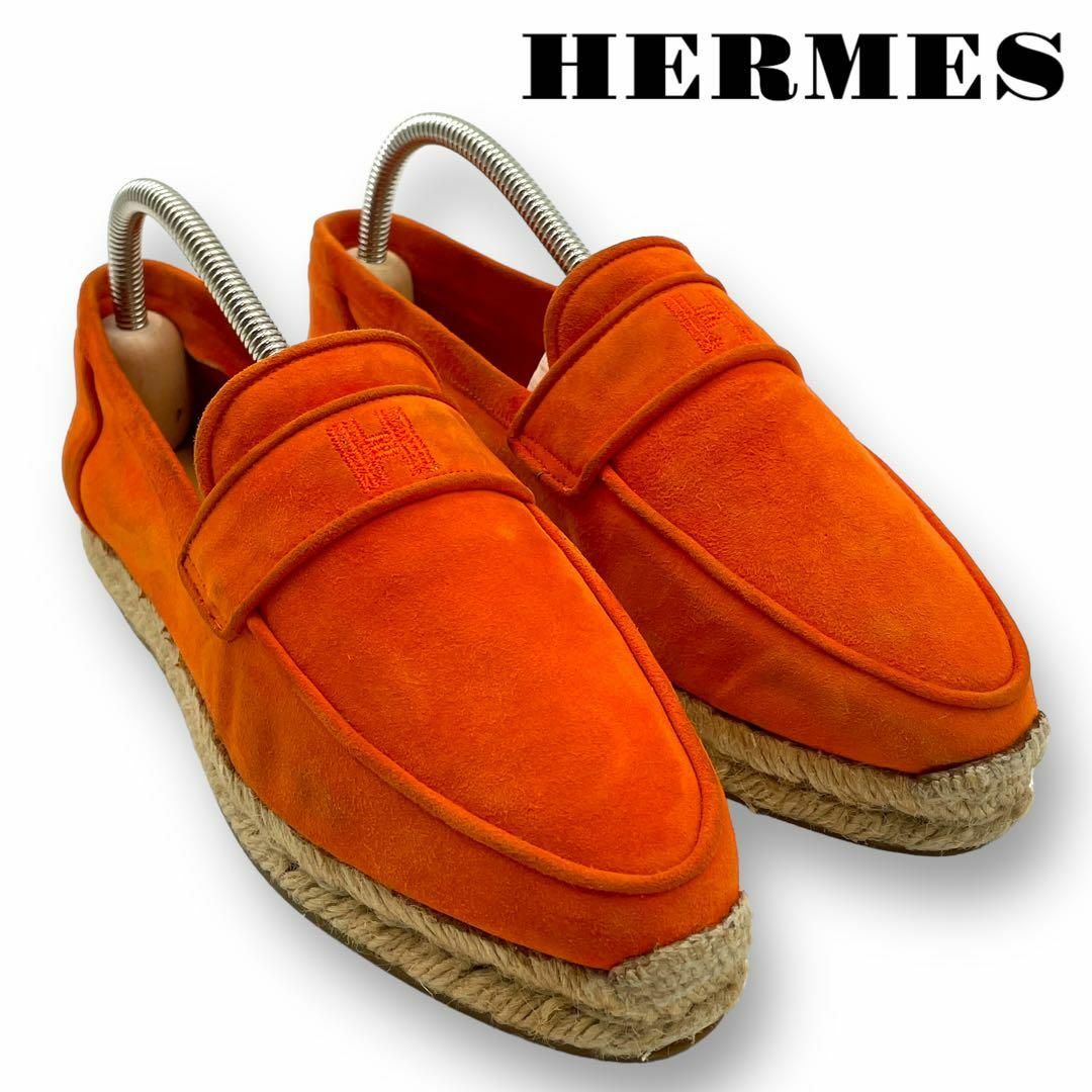 Hermes(エルメス)の良品 HERMES ローファー デッキシューズ エスパリドーユ スエード 36 レディースの靴/シューズ(その他)の商品写真