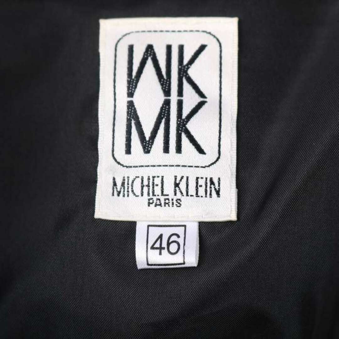 MICHEL KLEIN(ミッシェルクラン)のミッシェルクラン テーラードジャケット スーツ アウター 入学式 卒園式 イトキン レディース 46サイズ ブラック MICHEL KLEIN レディースのジャケット/アウター(テーラードジャケット)の商品写真