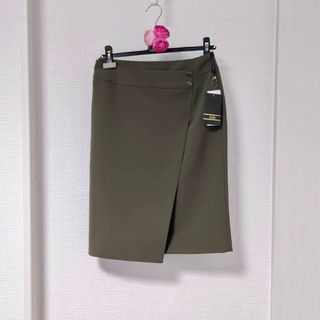 レリアン❤️美品❤️ストレッチスカートカーキ９号