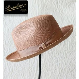 ボルサリーノ(Borsalino)の新品【ボルサリーノ】 Quito 高級パナマハット 麦わら帽子 56(ハット)