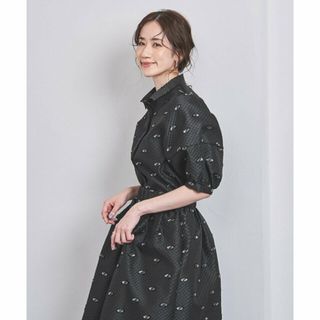 ユナイテッドアローズ(UNITED ARROWS)の【BLACK】カットジャカード バルーンスリーブ ブラウス(シャツ/ブラウス(長袖/七分))