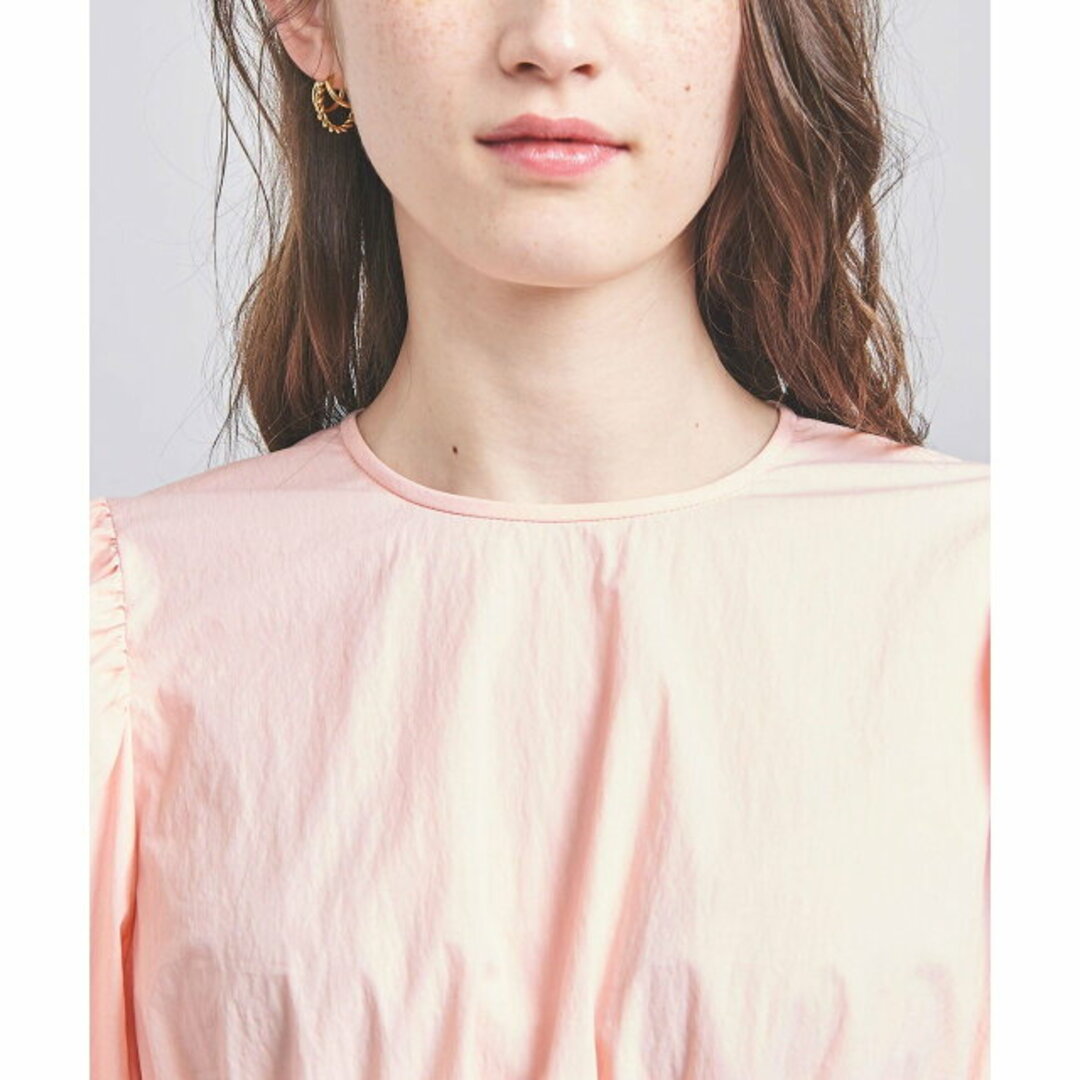 UNITED ARROWS(ユナイテッドアローズ)の【LT.PINK】フリル 7SL ブラウス レディースのトップス(シャツ/ブラウス(長袖/七分))の商品写真