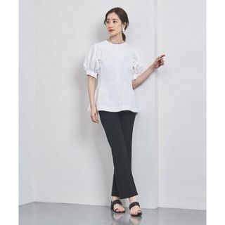 ユナイテッドアローズ(UNITED ARROWS)の【OFF WHITE】タスラン ステッチ ギャザー 5SL ブラウス(シャツ/ブラウス(長袖/七分))