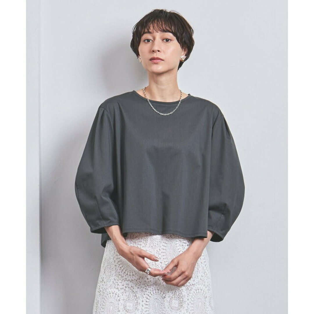 UNITED ARROWS(ユナイテッドアローズ)の【DK.GRAY】【FREE】C/P コクーン 7SL カットソー レディースのトップス(カットソー(長袖/七分))の商品写真