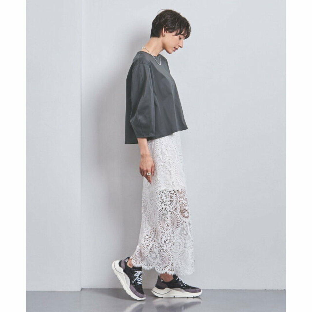 UNITED ARROWS(ユナイテッドアローズ)の【DK.GRAY】C/P コクーン 7SL カットソー レディースのトップス(カットソー(長袖/七分))の商品写真