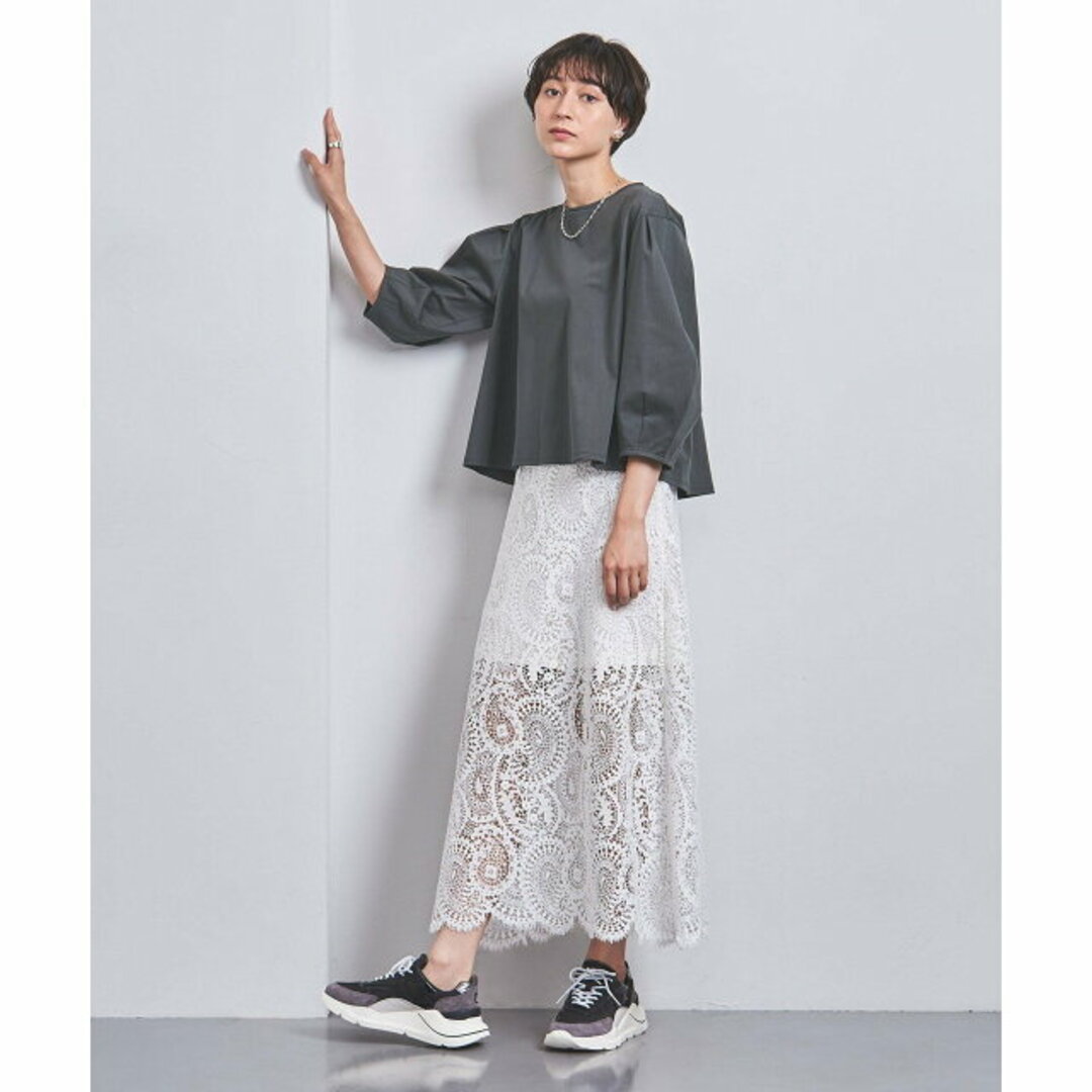 UNITED ARROWS(ユナイテッドアローズ)の【DK.GRAY】【FREE】C/P コクーン 7SL カットソー レディースのトップス(カットソー(長袖/七分))の商品写真