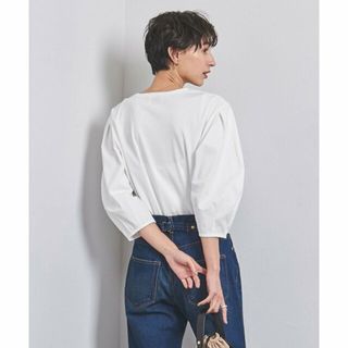 ユナイテッドアローズ(UNITED ARROWS)の【WHITE】C/P コクーン 7SL カットソー(カットソー(長袖/七分))