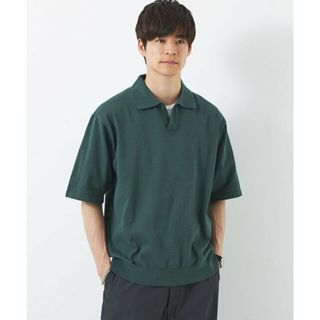 ユナイテッドアローズグリーンレーベルリラクシング(UNITED ARROWS green label relaxing)の【DK.GREEN】コットン ポロスキッパー Tシャツ(その他)