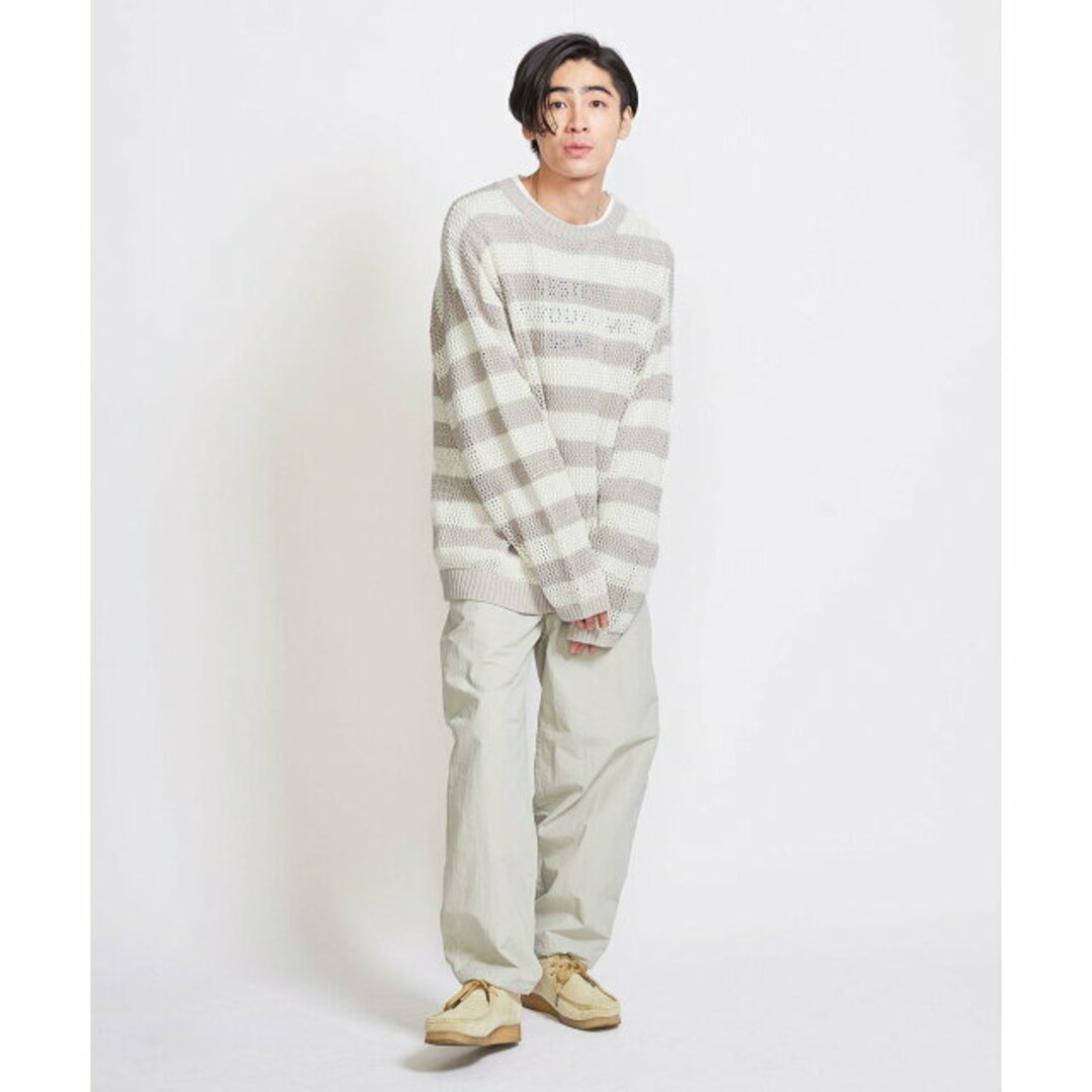 BEAUTY&YOUTH UNITED ARROWS(ビューティアンドユースユナイテッドアローズ)の【その他2】<info. BEAUTY&YOUTH> バルーンシルエット メッシュ クルーニット メンズのトップス(ニット/セーター)の商品写真